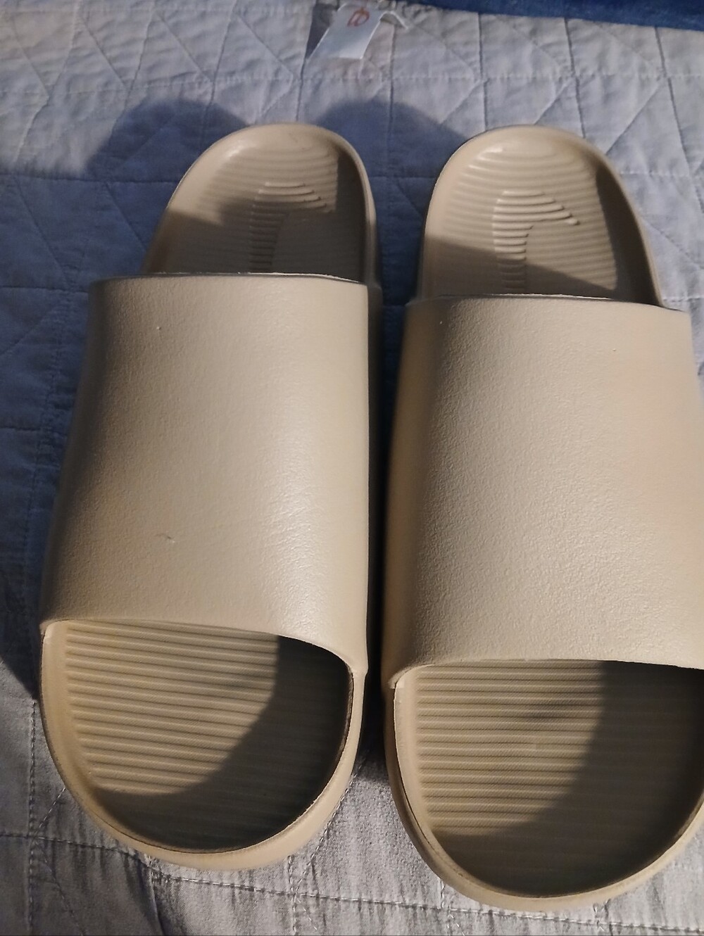 Nike Women's Beige Slide Sandals